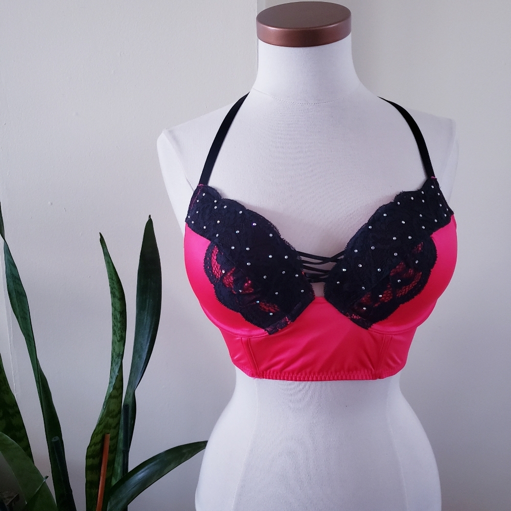 La Senza NWT Bustier Embellished Bra - 36C